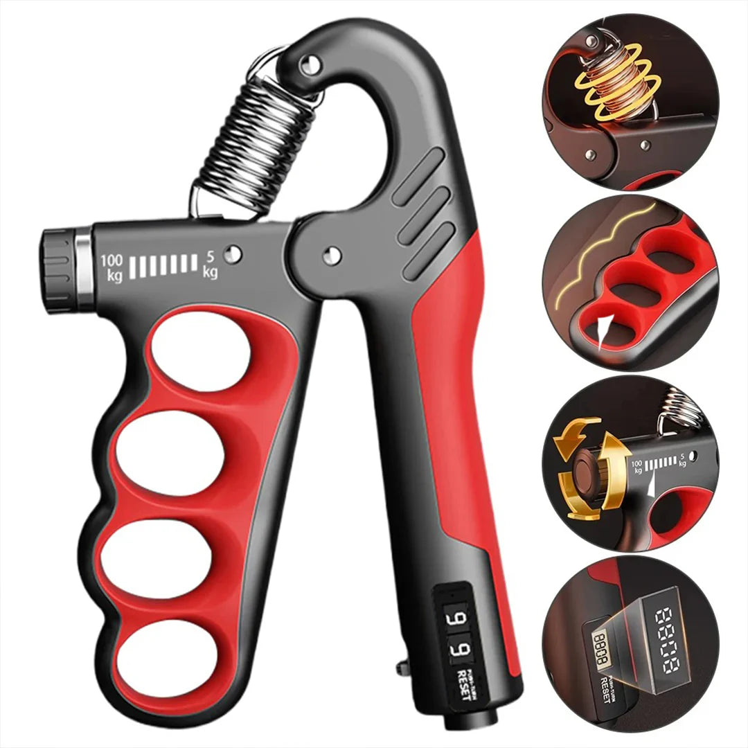 5-100kg Adjustable Hand Gripper Automatic Counting