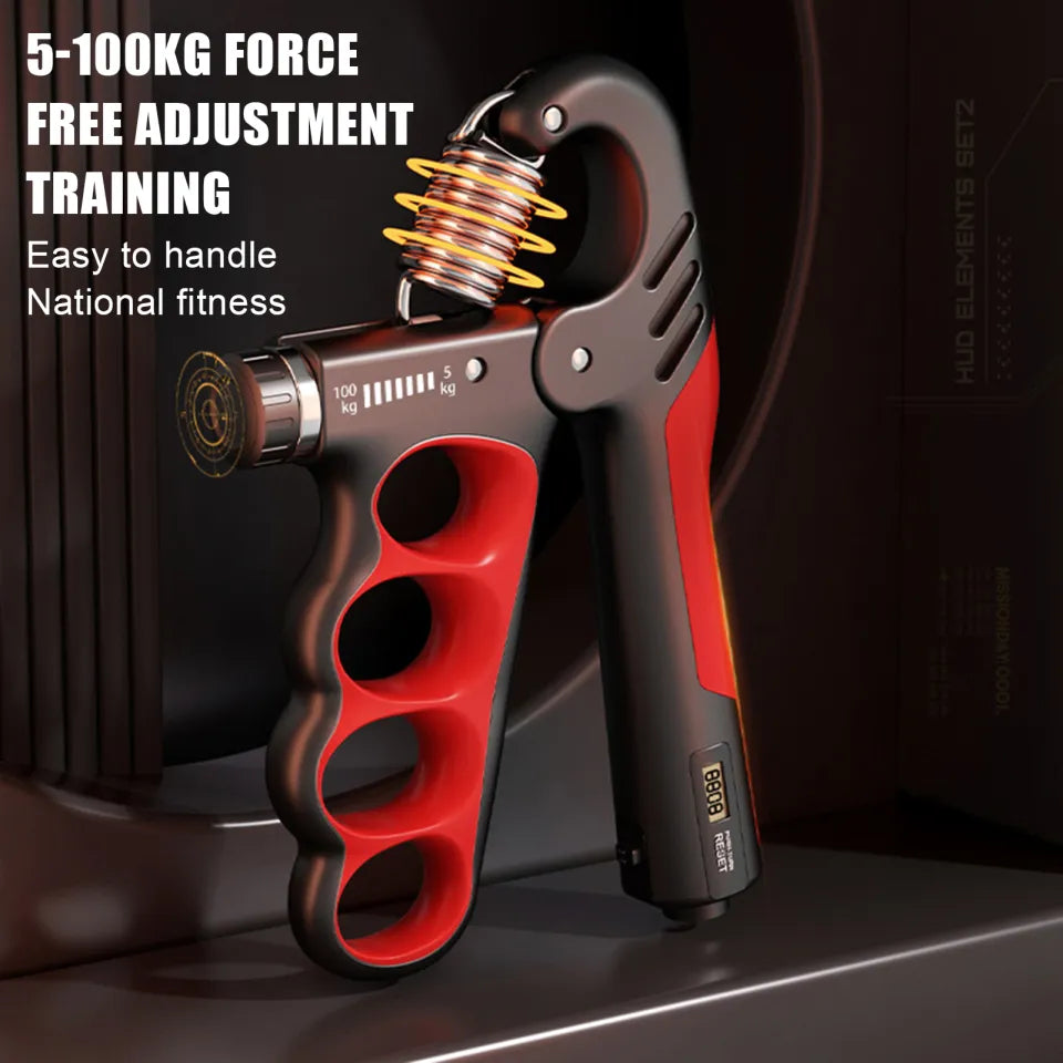 5-100kg Adjustable Hand Gripper Automatic Counting
